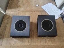 ELAC Debut A4.2 Dolby Atmos Speakers Pair Black Excellent Condition No Box Used