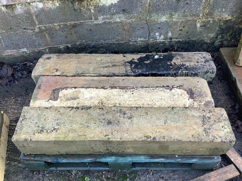 Reclaimed natural stone step - natural, /