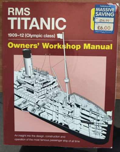 Rms titanic manual 1909 - rms, manual: