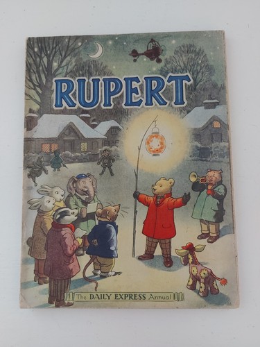 Rupert bear original 1949 - bear, card