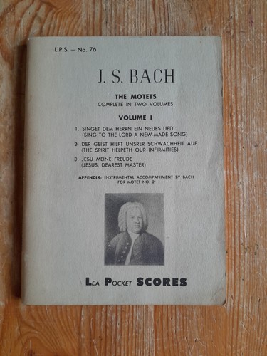 Lea pocket scores s bach - lea, j