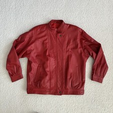 Vintage Red Leather Jacket
