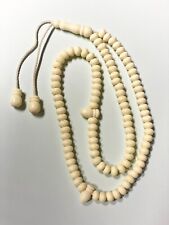 Camel Bone Prayer 100 beads Round Shap Islamic Muslim Rosary Misbaha Tasbeh