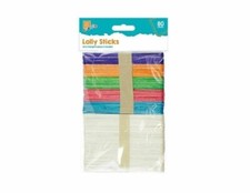 80x Wooden Flat Natural Colour