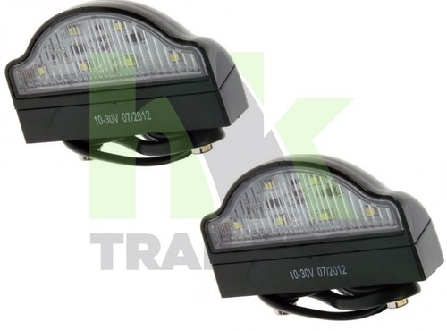 Led number plate light - plate,