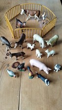 17+ x Schleich Farm Animal Schleich Bundle Lamb Donkey Chicken Cow Pig Duck Cat 