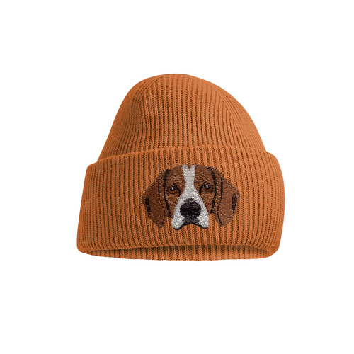 Beagle embroidered beanie - beagle,