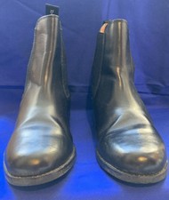 Ladies Ankle High Riding Boots Toggi Size 6 Black Leather