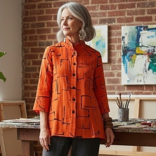 Ali miles top - sz, orange