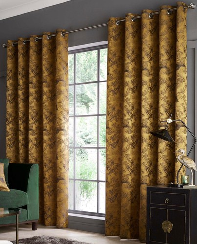 Dunelm old gold cranes - dunelm,