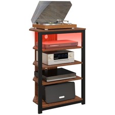 HOMCOM TV Stand with Lights