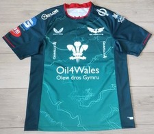 Llanelli Scarlets Rugby Away Shirt 2023/2024 - Castore Large L Jersey Top - H7T