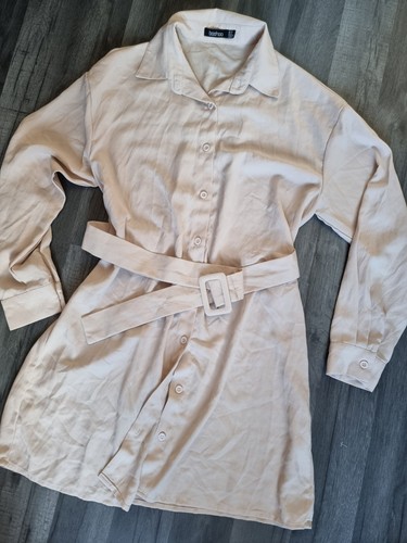 Boohoo size shirt dress - boohoo,