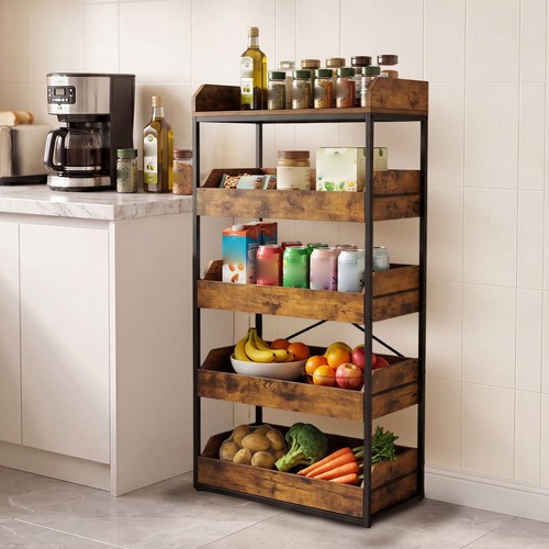 Tier food storage - food, rack
