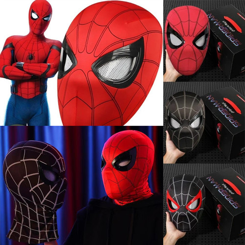 Spiderman helmet eye - eye, closing