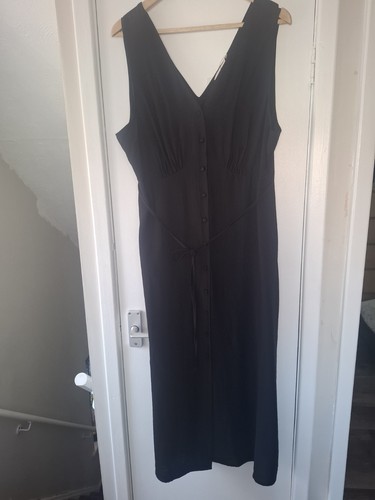 Womens black midi button - womens,,
