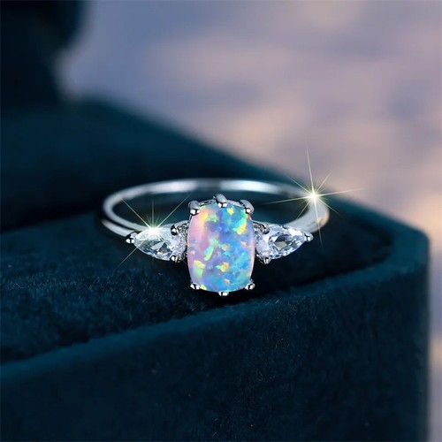 New sterling silver white fire - silver,