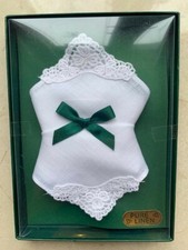 Two Boxed White Irish Linen