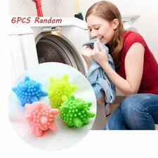 6Pcs Eco Friendly Washing Machine Tumble Dryer Clothes Laundry Softener Balls