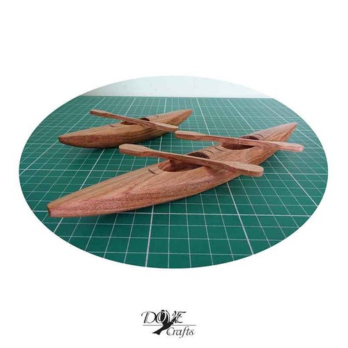 Wooden kayak oak wood olive - oak, wood/olive