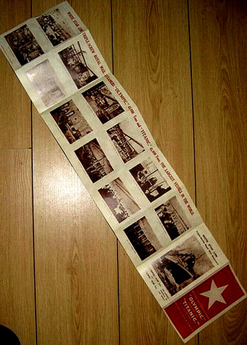Titanic fold out deck - fold,
