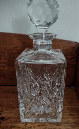 Crystal square whiskey - square, /