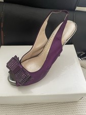 Mulberry Satin Shoes. Size 7