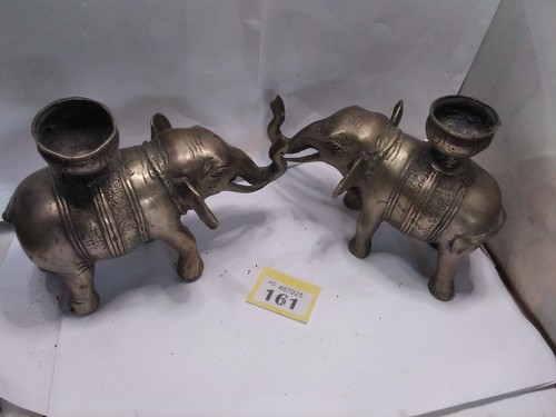 Indian elephant candle - elephant, holders