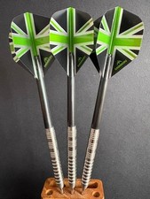 Brand new 22 gram 95% Tungsten darts with nice (but not catchy) ringed grip
