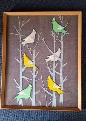 1970s vintage embroidery and - 1970s,