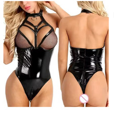 Sexy Womens PVC WET LOOK