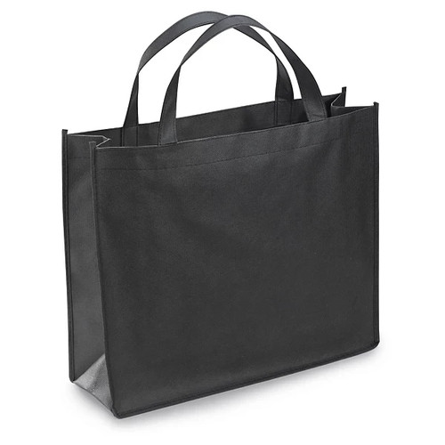 Tote bag black reusable - tote,