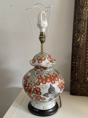 Large hand painted ginger - hand, jar