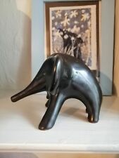 1960's Ceramic Pottery Styized Elephant