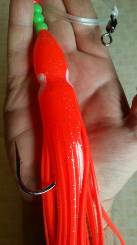 25cm large red squid - 25cm,
