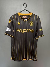 MOTHERWELL 2021/2022 AWAY FOOTBALL SHIRT MACRON SOCCER JERSYE SIZE XXL ADULT