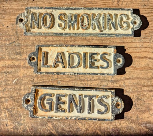 Reclaimed plaques signs - reclaimed, –