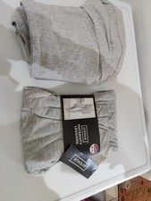 2 X Pairs Of Ladies Light Grey Maternity Leggings Size 16/18