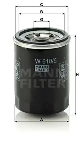 Oil filter spin w - spin-on,