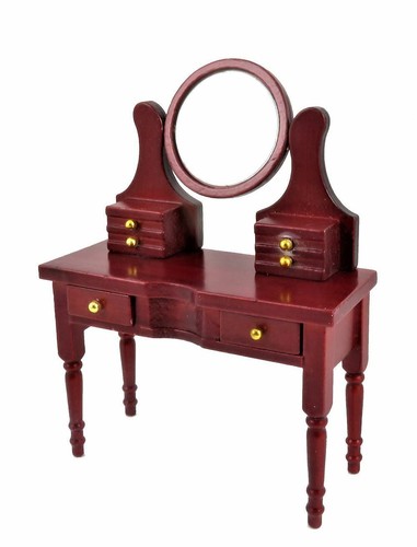 Dolls house mahogany - mahogany, dressing