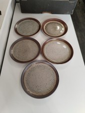 5x Purbeck Pottery 'Portland'  Tea Plates 7" Vgc B17