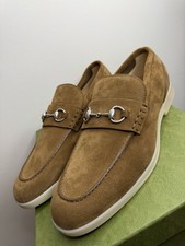 Gucci Mens Brown Suede