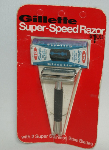 1969 gillette black - gillette, handle