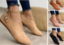 Ladies Faux Suede Shoes Pumps