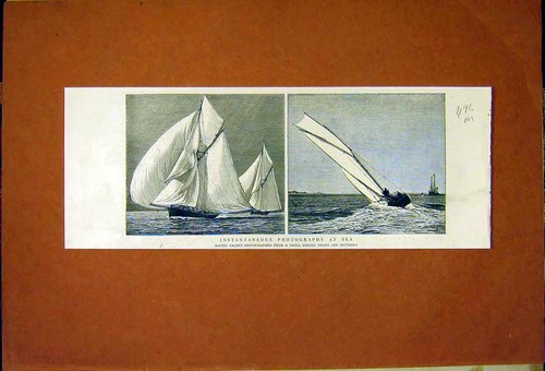 Original old antique print - original,