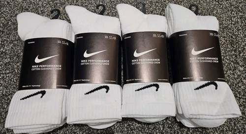 Nike crew socks white pairs - nike,