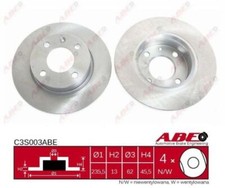 2x Brake Disc for VW