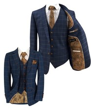 Mens Boys Windowpane Check