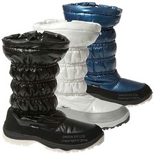 LADIES WATER RESISTANT SNOW THINSULATED BOOTS MUCKER WELLINGTONS WOMENS SHOES NW