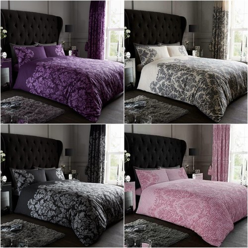 Empire damask duvet - damask, quilt